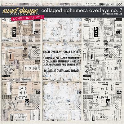 CU Collaged Ephemera Overlays no. 7 by Tracie Stroud