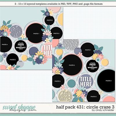 Cindy's Layered Templates - Half Pack 431: Circle Craze 3 by Cindy Schneider