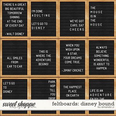 Feltboards: disney bound by Amanda Yi