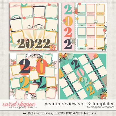 Year in Review Vol. 2 Templates by Meagan's Creations