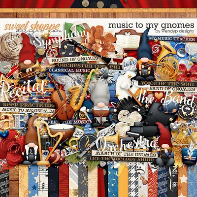 Music to my gnomes by WendyP Designs