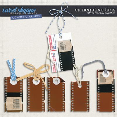 CU Negative Tags by Clever Monkey Graphics