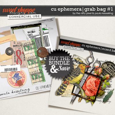 CU EPHEMERA | GRAB BAG #1 by The Nifty Pixel & Paula Kesselring
