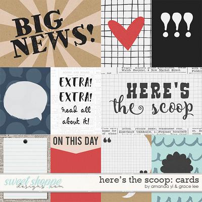 Here's The Scoop: Cards by Amanda Yi and Grace Lee