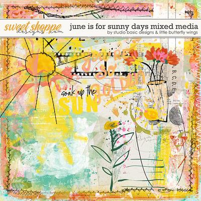 June Is For Sunny Days Mixed Media by Studio Basic