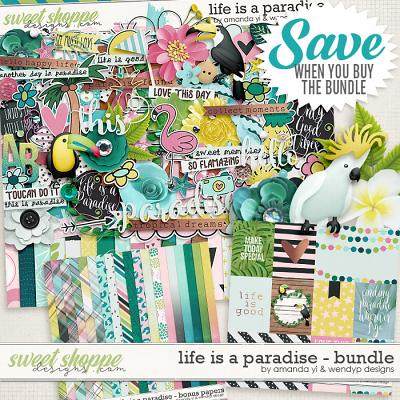 Life is a paradise: bundle by Amanda Yi & WendyP Designs