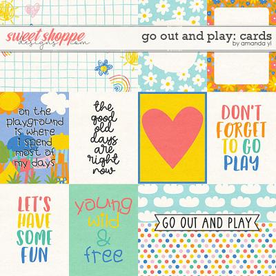 Go out and play: cards by Amanda Yi Go out and play: cards by Amanda Yi