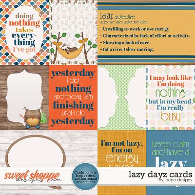 Lazy Dayz Cards by JoCee Designs