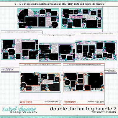 Cindy's Layered Templates - Double the Fun Big Bundle 2 by Cindy Schneider