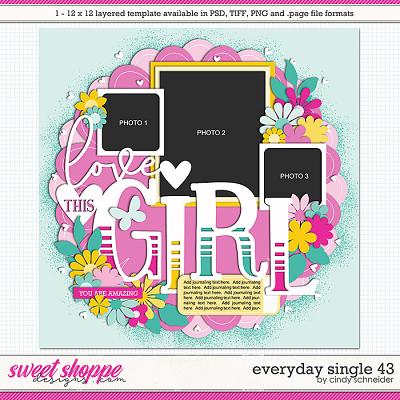 Cindy's Layered Templates - Everyday Single 43 by Cindy Schneider