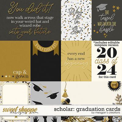 Scholar: Graduation Cards by Meagan's Creations