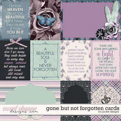 Gone But Not Forgotten Cards by JoCee Designs