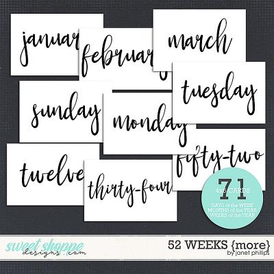 52 Weeks {more} by Janet Phillips