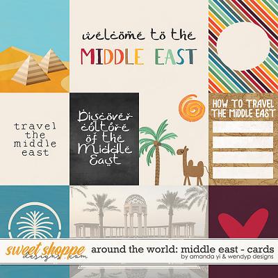Around the world: Middle East cards by Amanda Yi & WendyP Designs