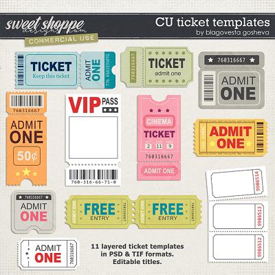 CU Ticket Templates by Blagovesta Gosheva