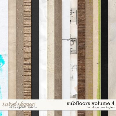 Subfloors vol.4 by Allison Pennington