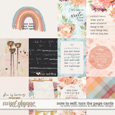Note To Self: Turn The Page Cards by Kristin Cronin-Barrow & Studio Basic