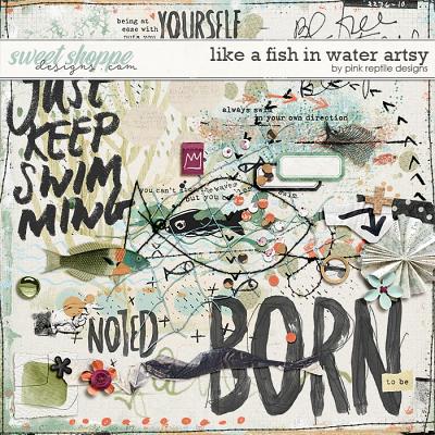 Like A Fish In Water Artsy by Pink Reptile Designs