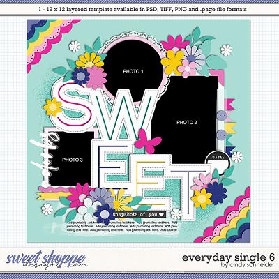 Cindy's Layered Templates - Everyday Single 6 by Cindy Schneider