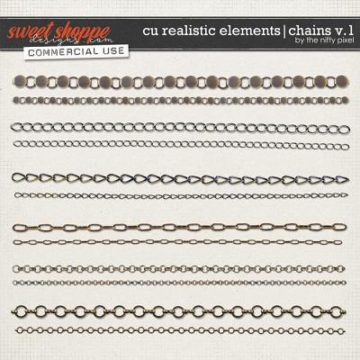CU REALISTIC ELEMENTS | CHAINS V.1 by The Nifty Pixel
