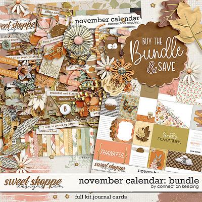 November Calendar Bundle by Connection Keeping