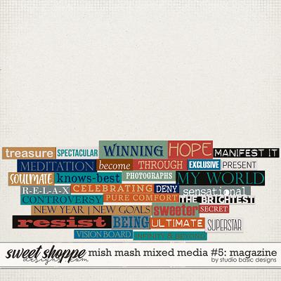 Mish Mash Mixed Media #5 Magazine by Studio Basic