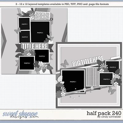 Cindy's Layered Templates - Half Pack 240 by Cindy Schneider