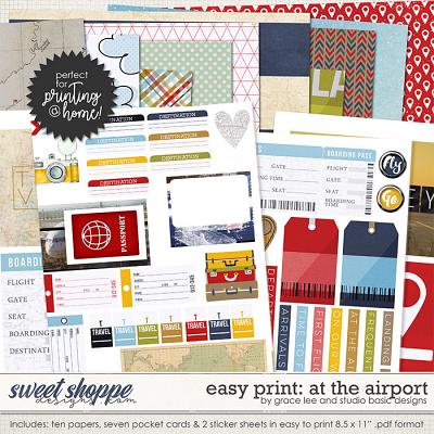 Out and About: At The Airport Easy Print Pack by Grace Lee and Studio Basic