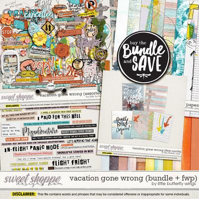 Vacation Gone Wrong (bundle + fwp) by Little Butterfly Wings