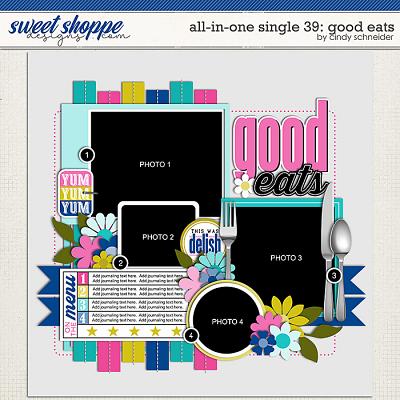 Cindy's Layered Templates - All in One Single 39: Good Eats by Cindy Schneider