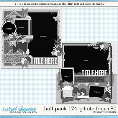 Cindy's Layered Templates - Half Pack 174: Photo Focus 80 by Cindy Schneider