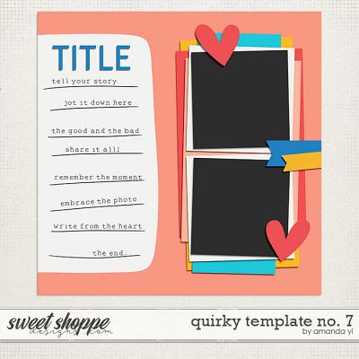 Quirky template no. 7 by Amanda Yi