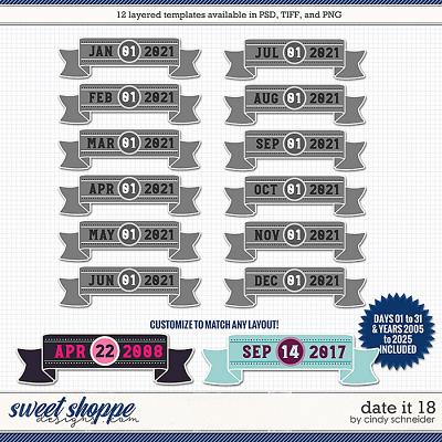 Cindy's Layered Templates - Date It 18 by Cindy Schneider