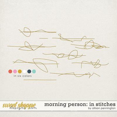 Morning Person: In Stitches by Allison Pennington