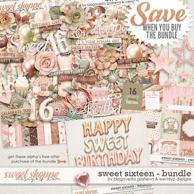 Sweet Sixteen {bundle} by Blagovesta Gosheva & WendyP Designs