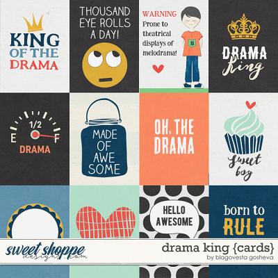 Drama King {cards} by Blagovesta Gosheva