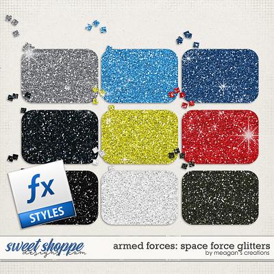 Armed Forces: Space Force Glitters by Meagan's Creations