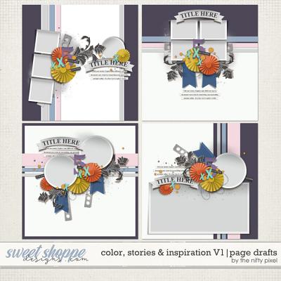 COLOR, STORIES & INSPIRATION V.1 | PAGE DRAFTS by The Nifty Pixel