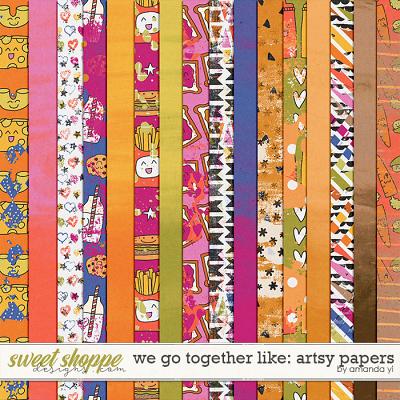 We go together like: artsy papers by Amanda Yi