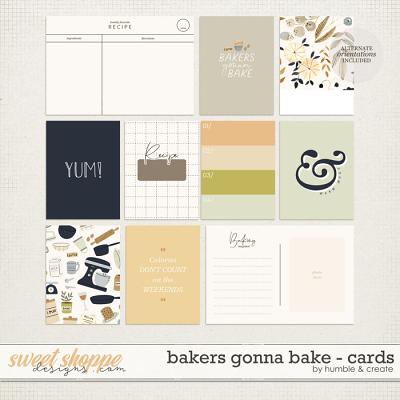 Bakers Gonna Bake | Journal Cards - by Humble & Create