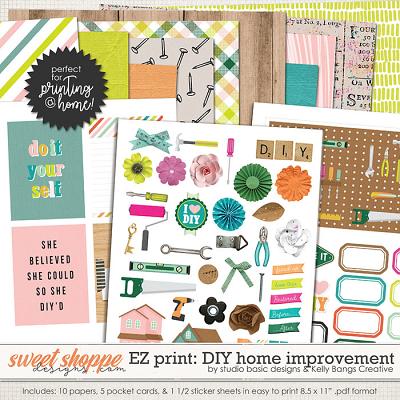 Easy Print: DIY: Home Improvement by Kelly Bangs Creative and Studio Basic