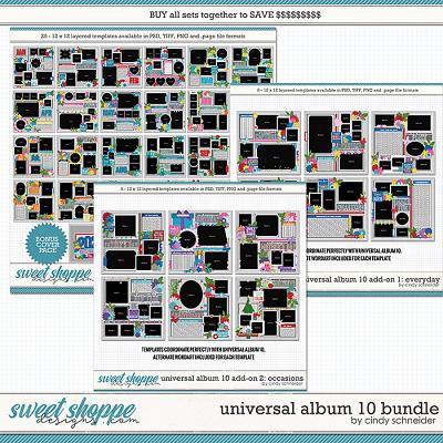 Cindy's Layered Templates - Universal Album 10 Bundle by Cindy Schneider