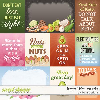 Keto Life Cards by lliella designs