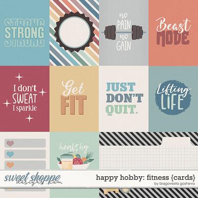 Happy Hobby: Fitness {cards} by Blagovesta Gosheva