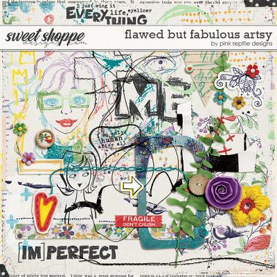 Flawed But Fabulous Artsy by Pink Reptile Designs