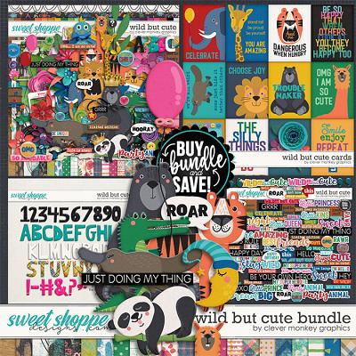 Wild But Cute Bundle by Clever Monkey Graphics 