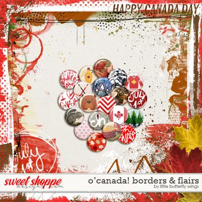 O' Canada! Borders & Flairs by Little Butterfly Wings