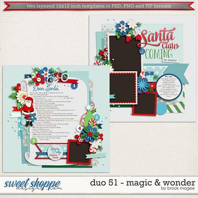 Brook's Templates - Duo 51 - Magic & Wonder by Brook Magee