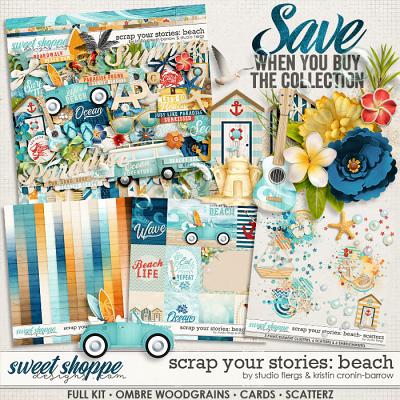 Scrap Your Stories: Beach- BUNDLE by Studio Flergs & Kristin Cronin-Barrow