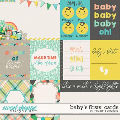 Baby's Firsts Cards by Meagan's Creations